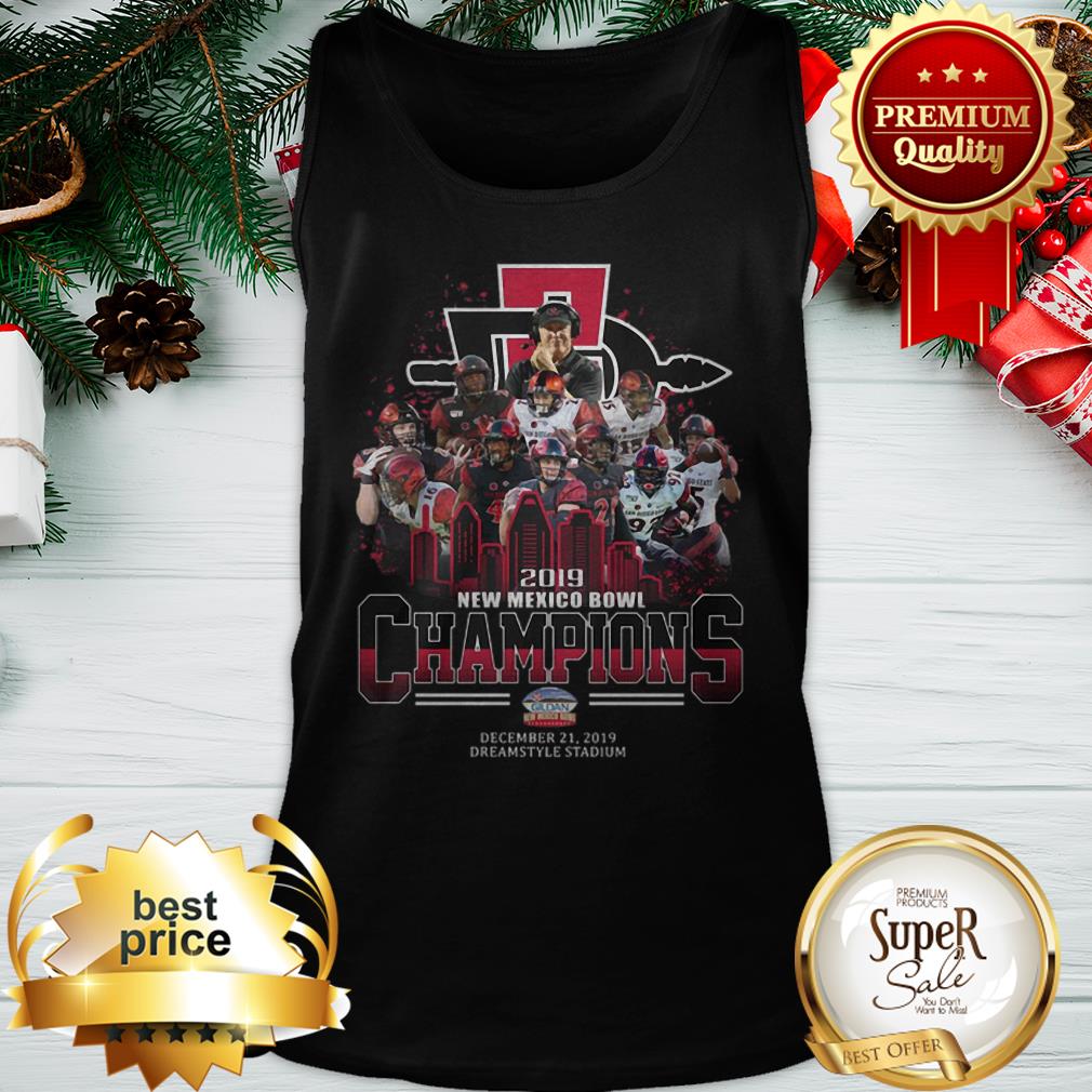 San Diego State Aztecs 2019 New Mexico Bowl Champions Shirt - Image 3