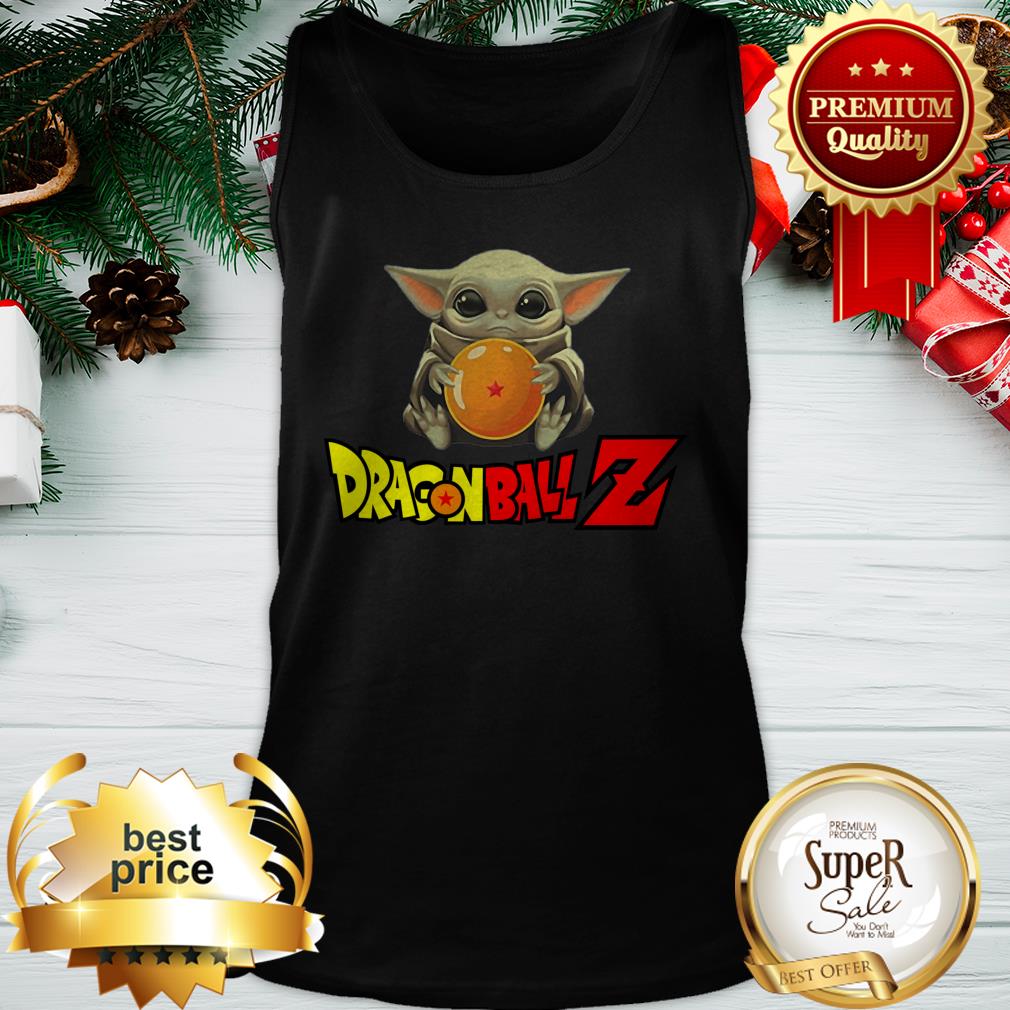 Star Wars Baby Yoda Hug Dragon Ball Z Mandalorian Shirt - Image 3