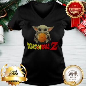 Alternative view of Star Wars Baby Yoda Hug Dragon Ball Z Mandalorian Shirt