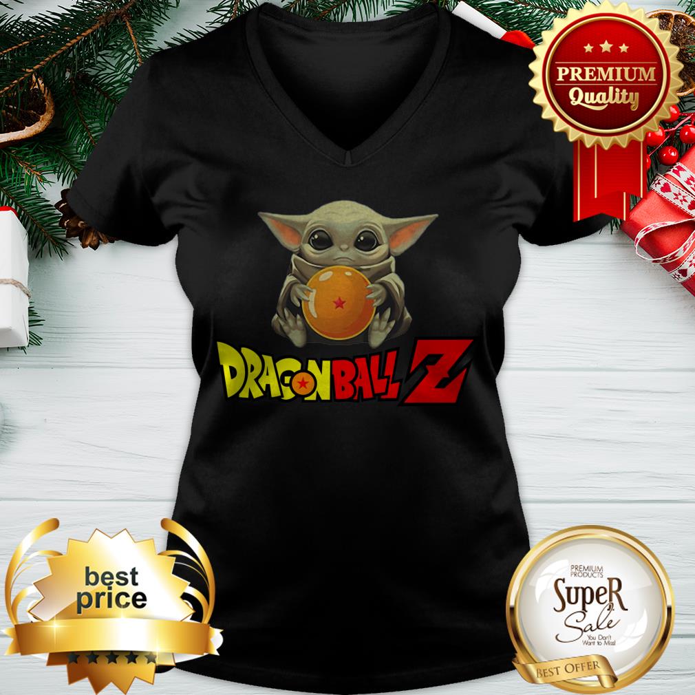 Star Wars Baby Yoda Hug Dragon Ball Z Mandalorian Shirt - Image 2