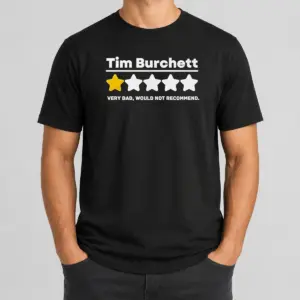 Pretty Tim Burchett 1 Star Very Bad Would Not Recommend Shirt