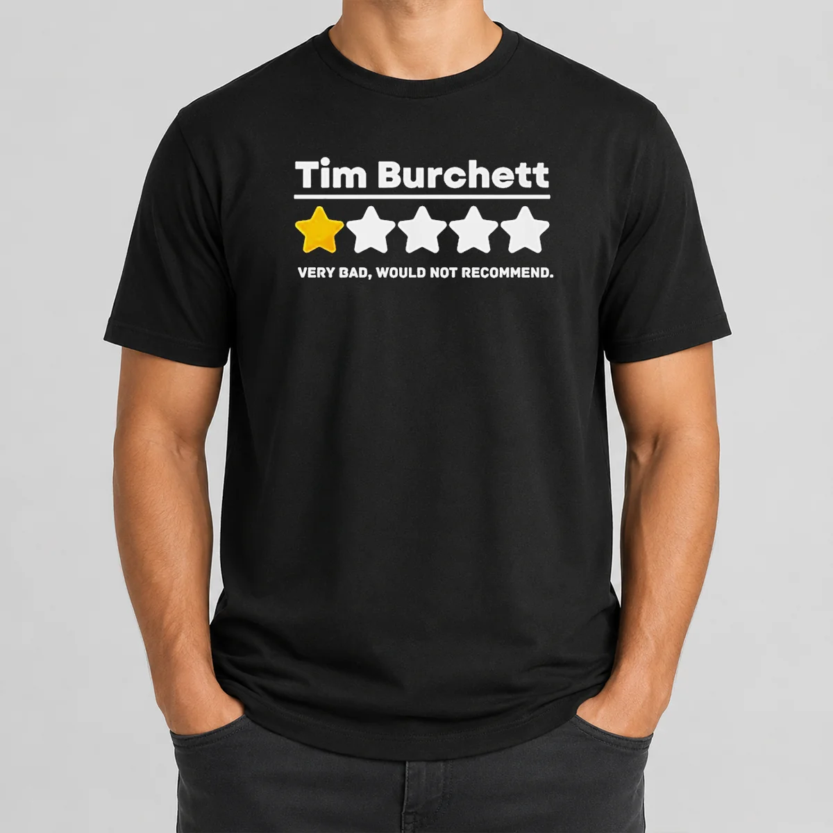 Pretty Tim Burchett 1 Star Very Bad Would Not Recommend Shirt