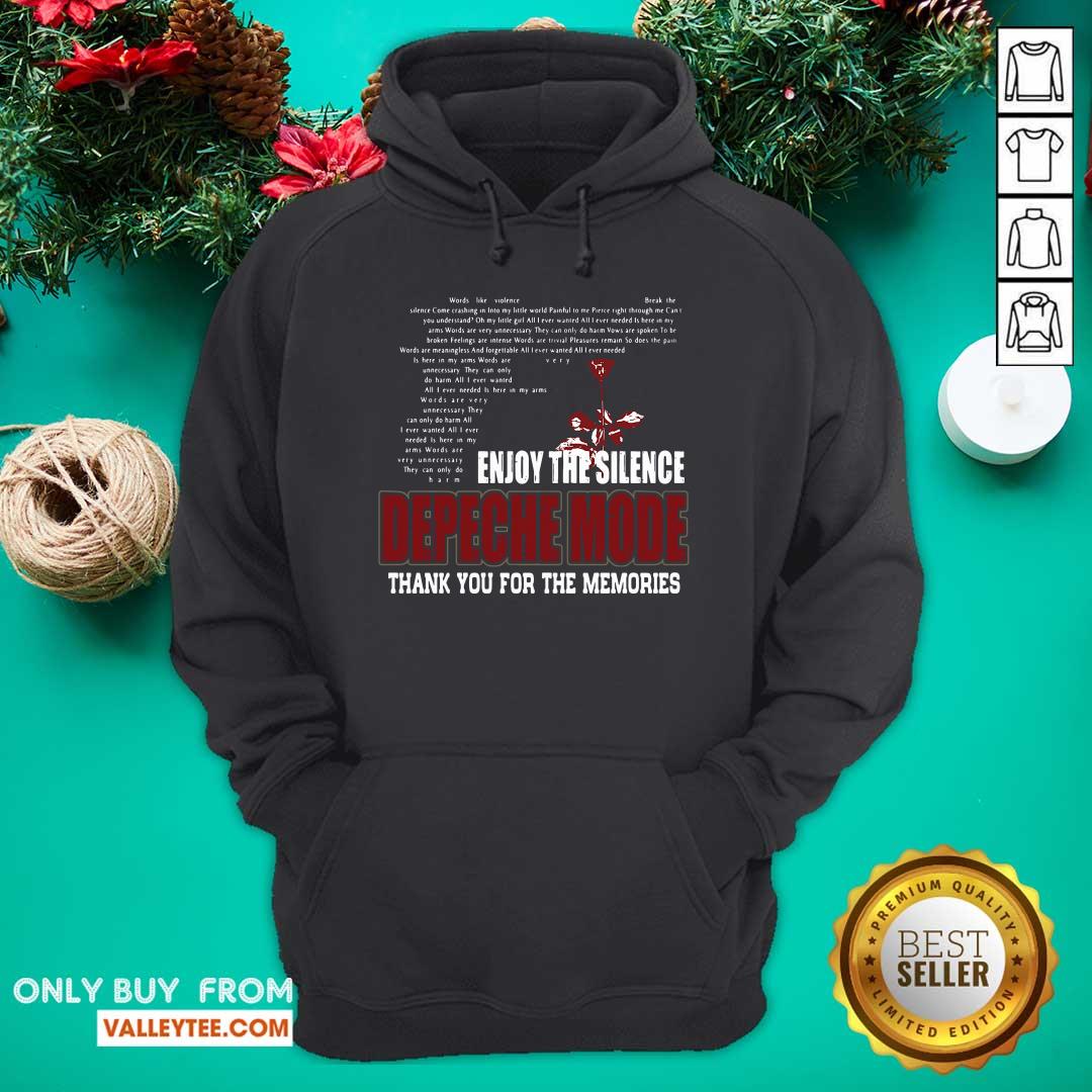 Funny Enjoy The Silence Depeche Mode Thank You For The Memories Shirt - Image 3