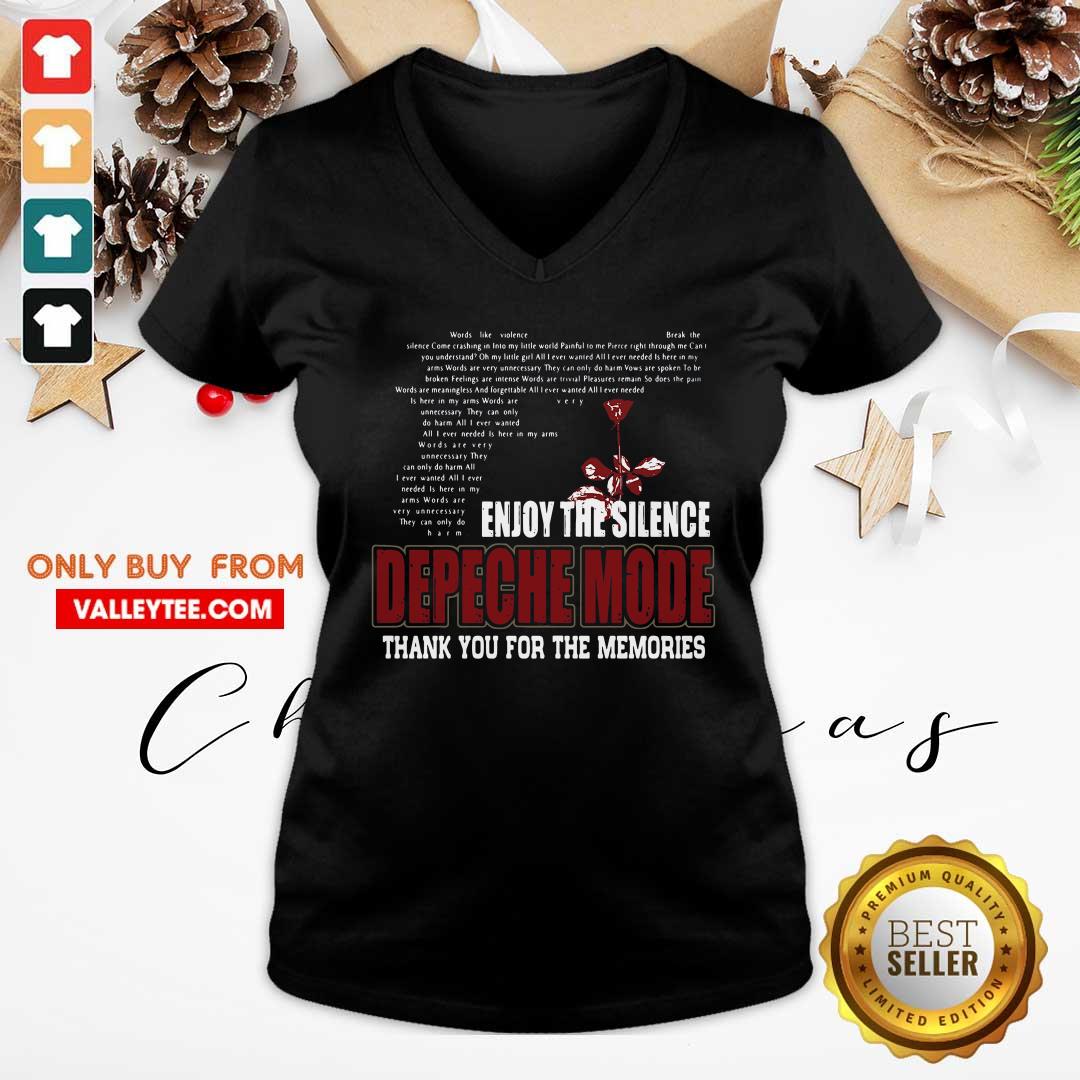 Funny Enjoy The Silence Depeche Mode Thank You For The Memories Shirt - Image 4