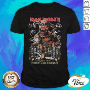 Iron Maiden Legacy Beast Official 2020 Calendar Signature Shirt