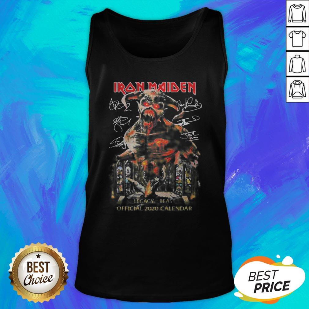 Iron Maiden Legacy Beast Official 2020 Calendar Signature Shirt - Image 5