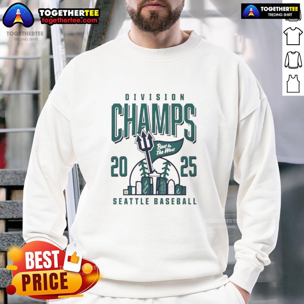 Good Seattle Mariners 2025 Division Champs Best In The West T-Shirt - Image 5