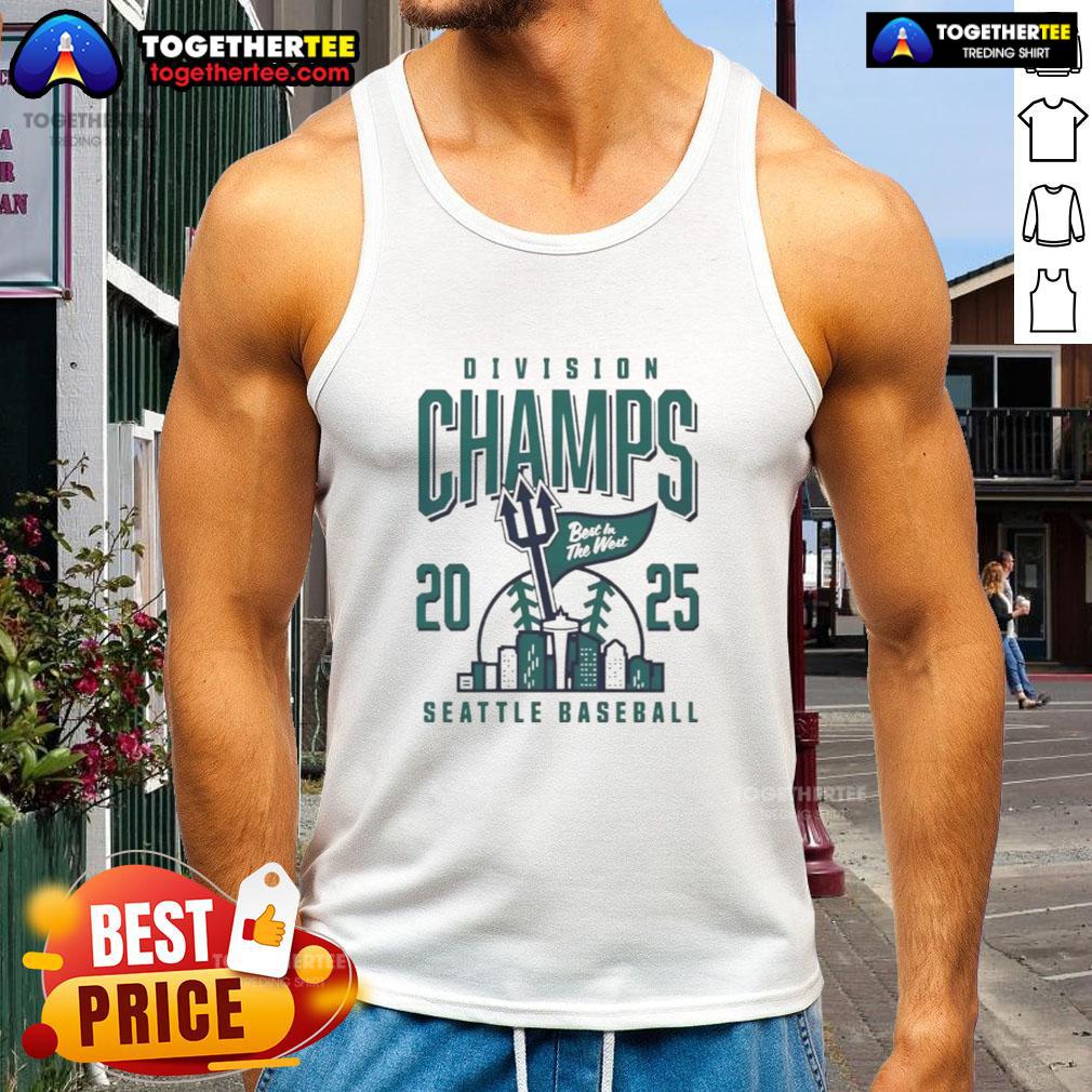 Good Seattle Mariners 2025 Division Champs Best In The West T-Shirt - Image 4