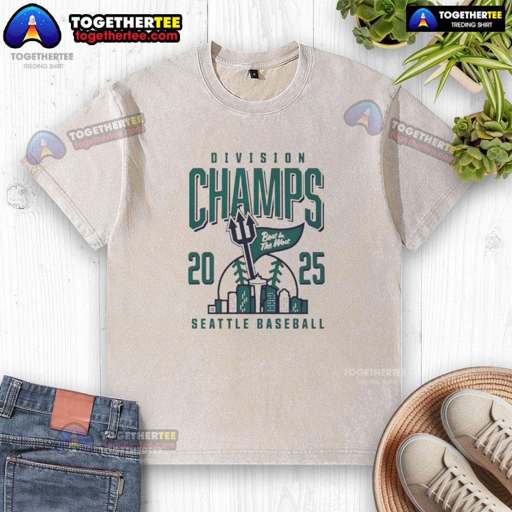 Good Seattle Mariners 2025 Division Champs Best In The West T-Shirt - Image 6