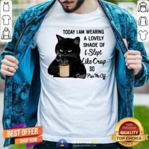 Lovely Black Cat Today I Am Wearing A Lovely Shade Shirt