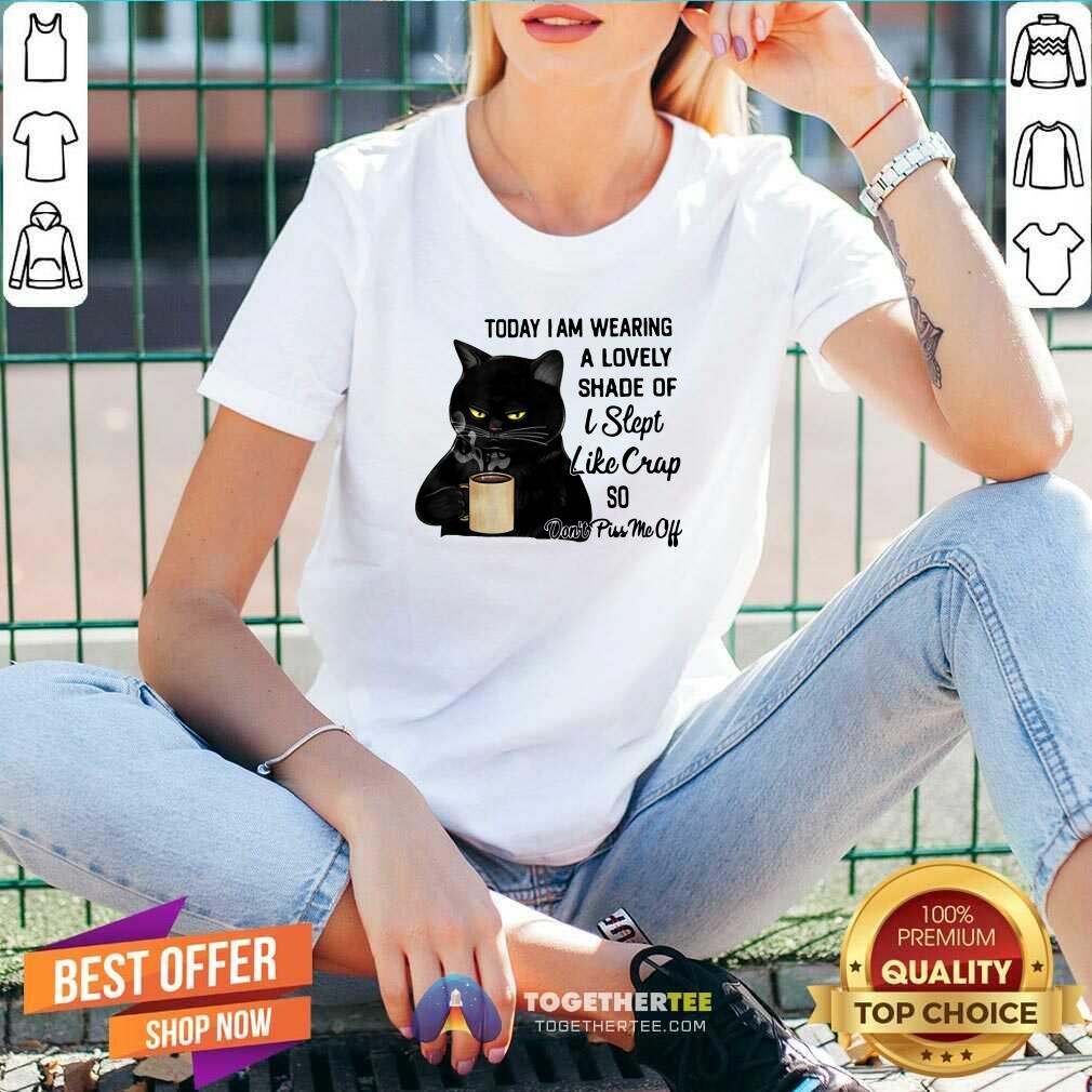 Lovely Black Cat Today I Am Wearing A Lovely Shade Shirt - Image 3