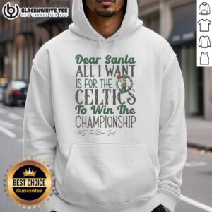 Alternative view of Awesome Boston Celtics All I Want For Christmas T-Shirt