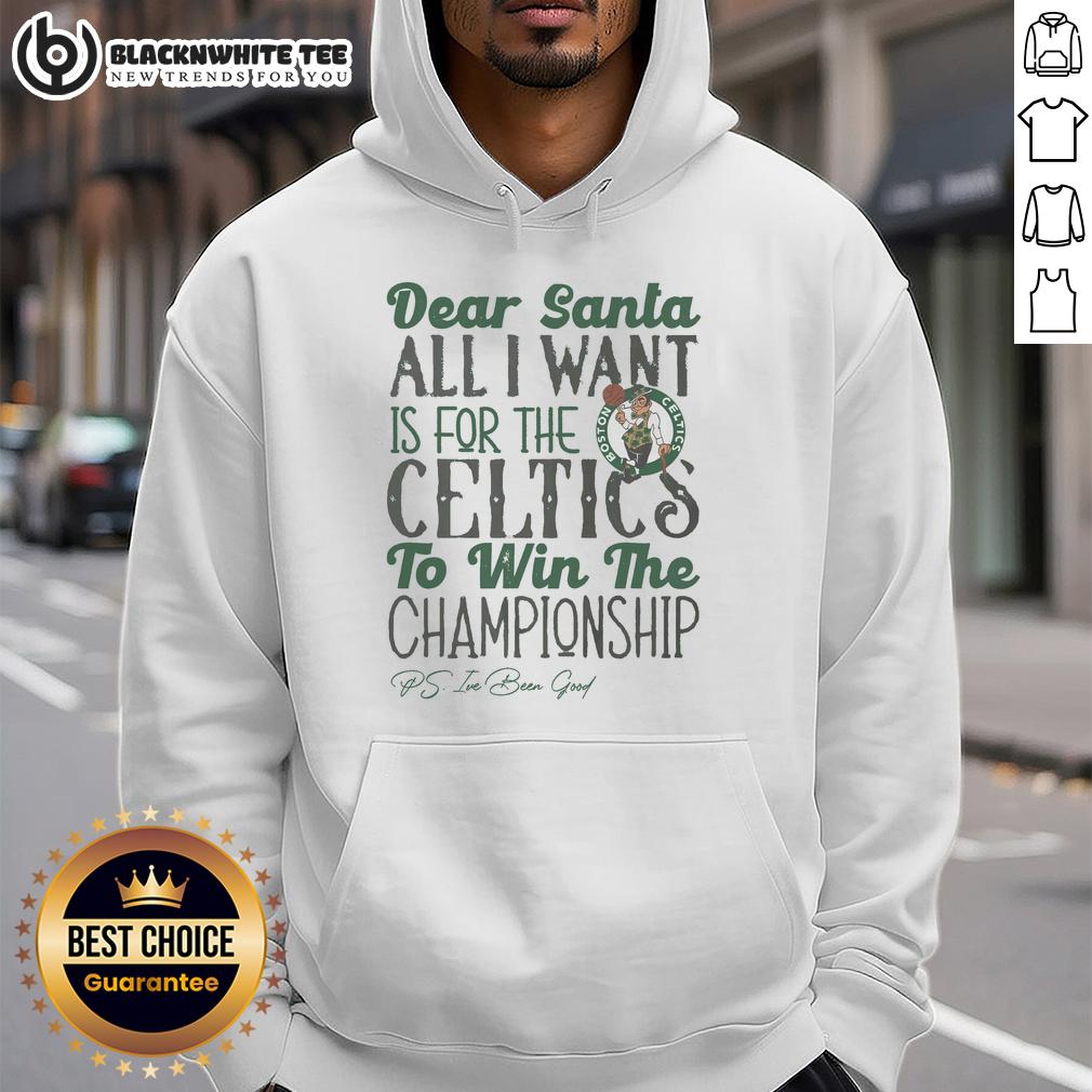 Awesome Boston Celtics All I Want For Christmas T-Shirt - Image 2