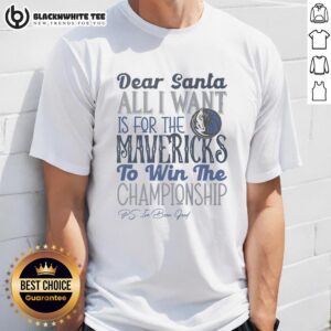 Awesome Dallas Mavericks All I Want For Christmas T-Shirt