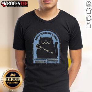 Funny Cat Don't Touch My Books T-Shirt