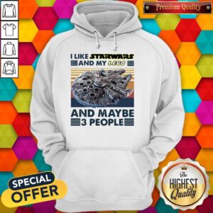 Alternative view of Nice I Like Star Wars And My Lego And Maybe 3 People Vintage Shirt