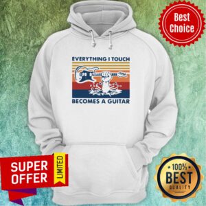 Alternative view of Premium Everything I Touch Becomes A Guitar Vintage Shirt