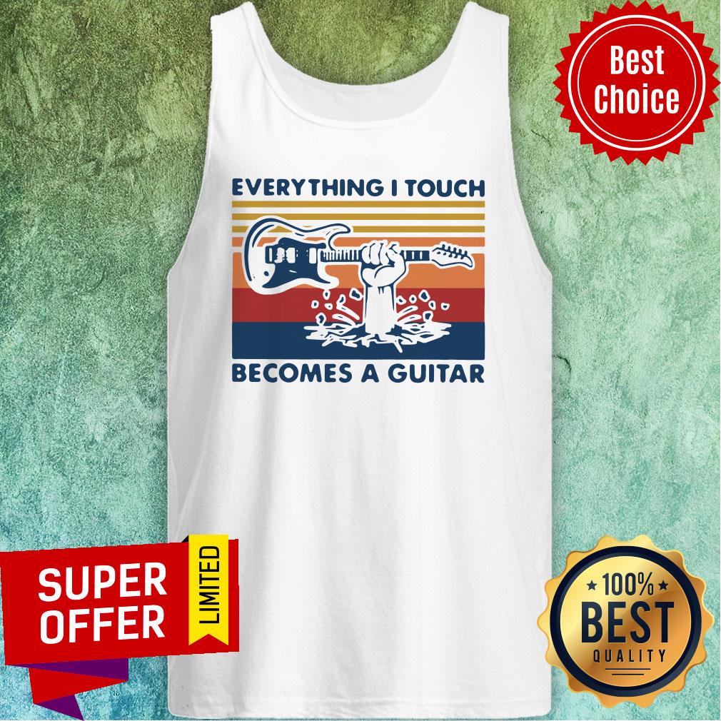 Premium Everything I Touch Becomes A Guitar Vintage Shirt - Image 4