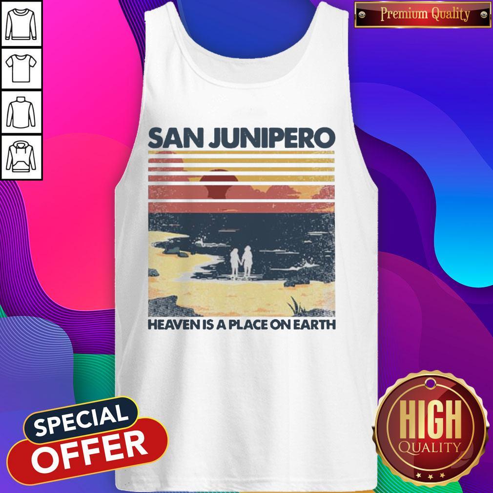 San Junipero Heaven Is Place On Earth Vintage Shirt - Image 4