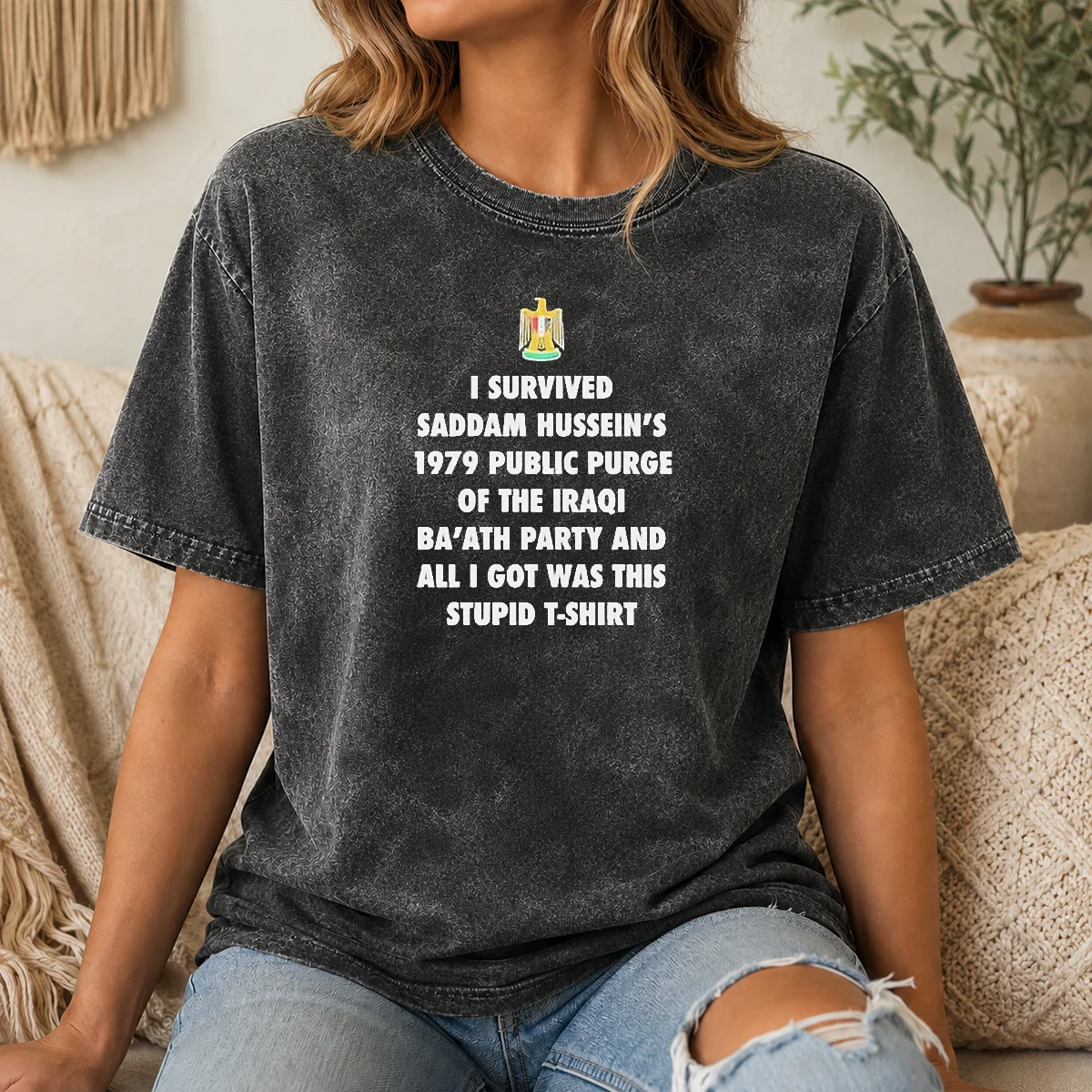 Hot Original I Survived Saddam Hussein's 1979 Public Purge Of The Iraqi Ba'Ath Party Shirt - Image 8