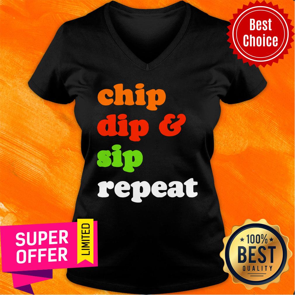 Chip Dip And Sip Repeat Shirt - Image 2