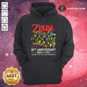 Alternative view of Funny The Legend Of Zelda 35th Anniversary 1986 2021 Thank You For The Memories Shirt