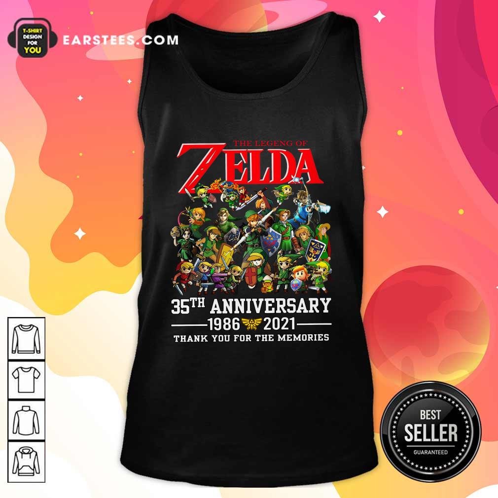 Funny The Legend Of Zelda 35th Anniversary 1986 2021 Thank You For The Memories Shirt - Image 4