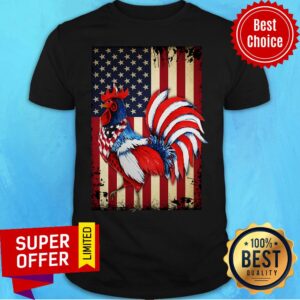 Awesome Chicken American Flag Shirt