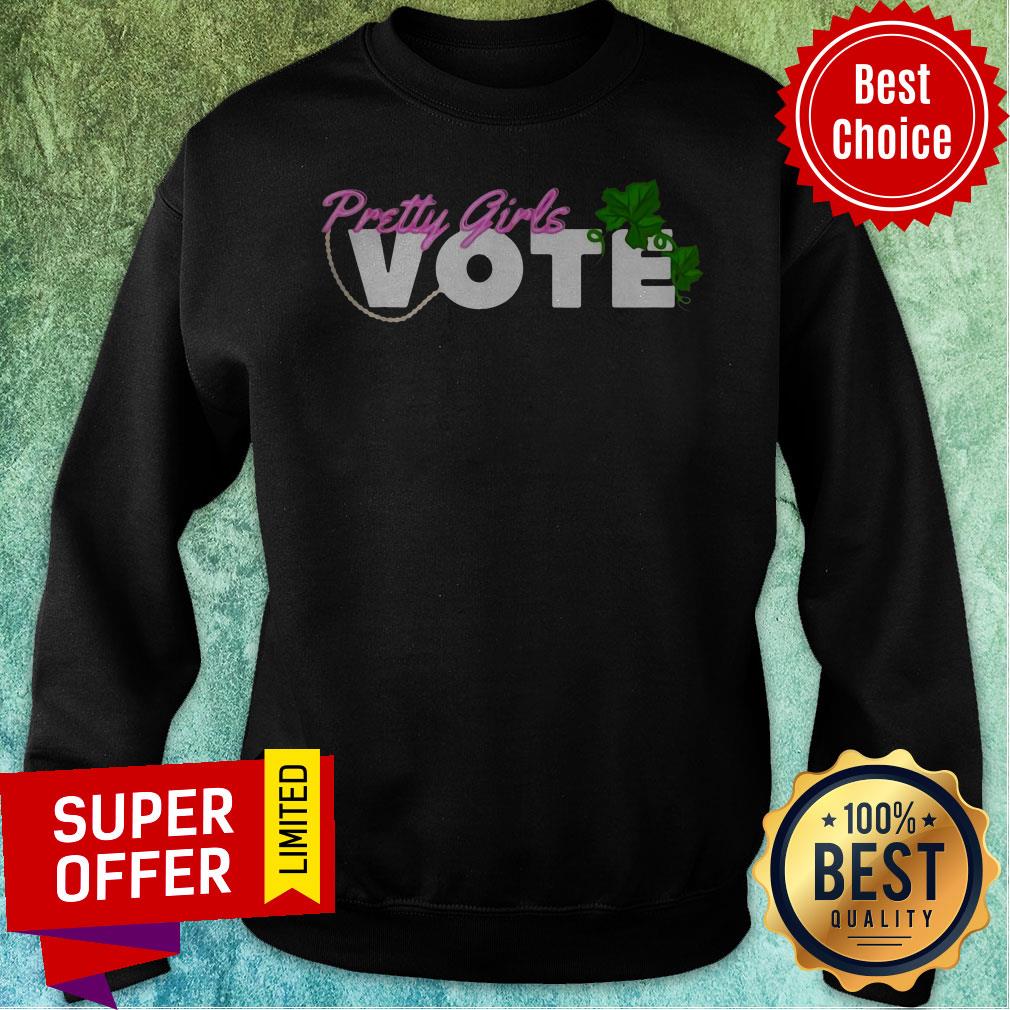 Awesome Pretty Girls Vote Sorority AKA Shirt - Image 5