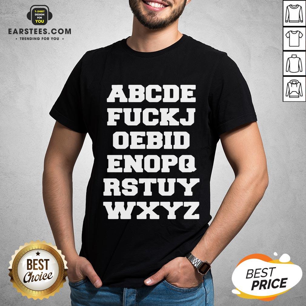 Good Joe Biden Alphabet T-Shirt