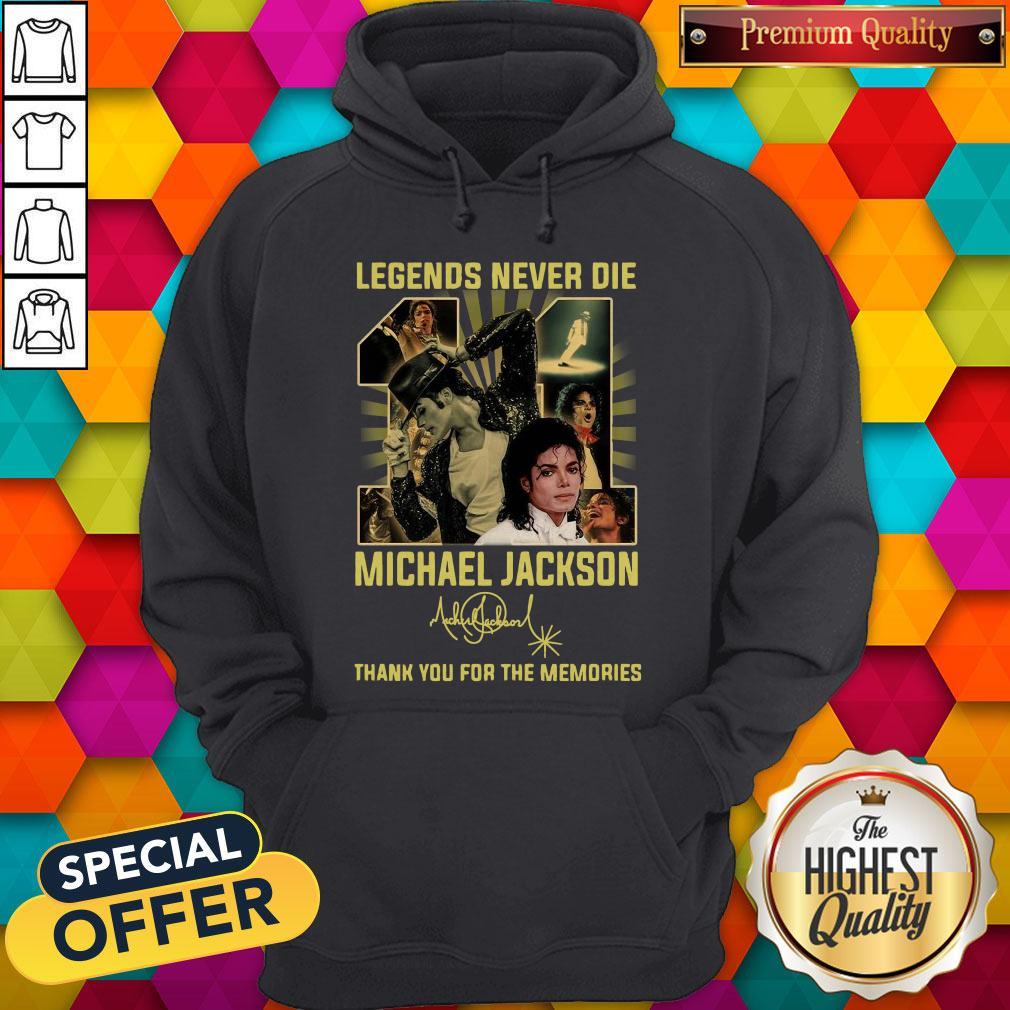 Legends Never Die 11 Michael Jackson Thank You For The Memories Signature Shirt - Image 5