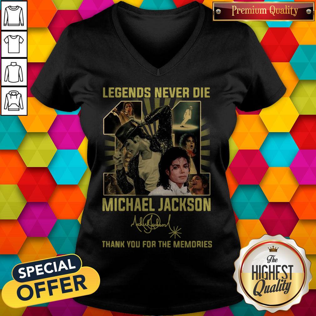 Legends Never Die 11 Michael Jackson Thank You For The Memories Signature Shirt - Image 2