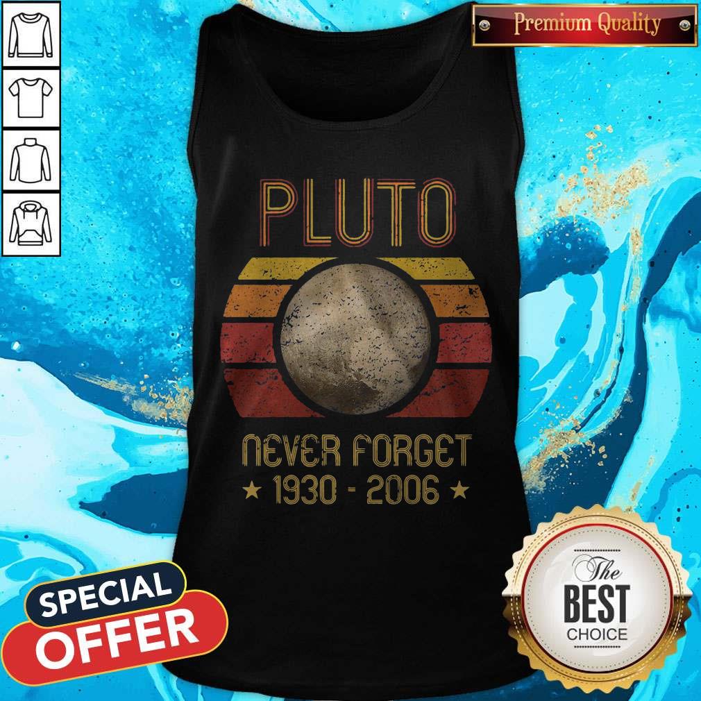 Nice Pluto Never Forgett 1930-2006 Vintage Shirt - Image 3
