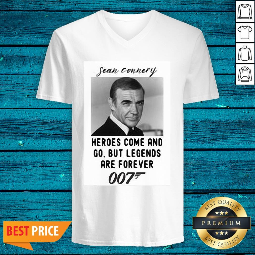 Pretty Sean Connery Heroes Come And Go But Legends Are Forever 007 Shirt - Image 4