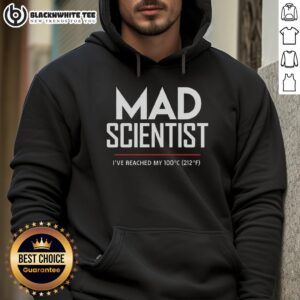 Alternative view of Official Mad Scientist University I've Reached My 100C T-Shirt
