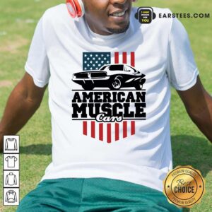 Perfect American Muscle Cars Flag Shirt