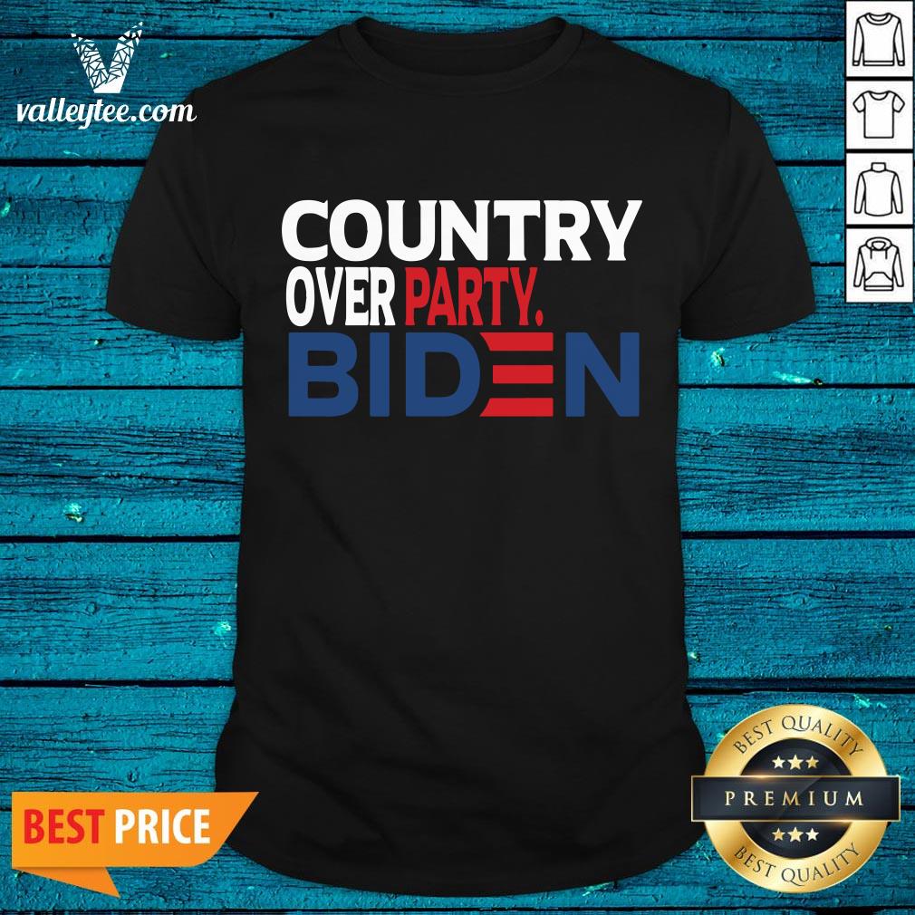 Beautiful Country Over Party Biden Election Shirt