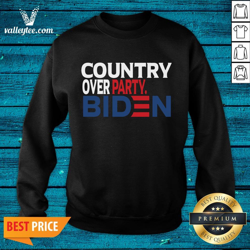 Beautiful Country Over Party Biden Election Shirt - Image 3