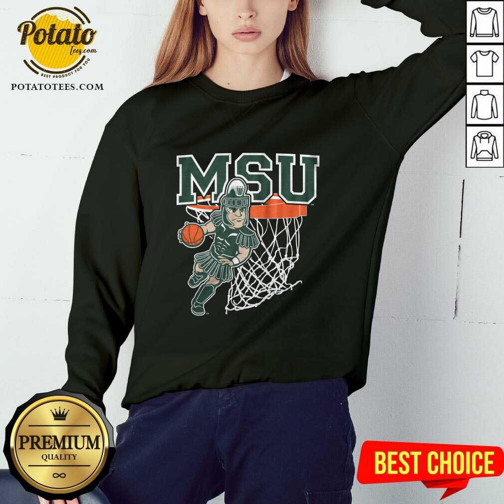 MSU Basketball Sparty T-shirt - Image 4