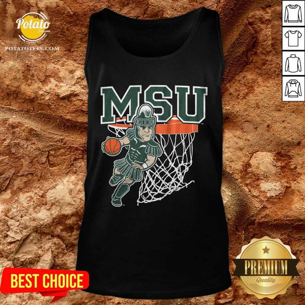 MSU Basketball Sparty T-shirt - Image 3