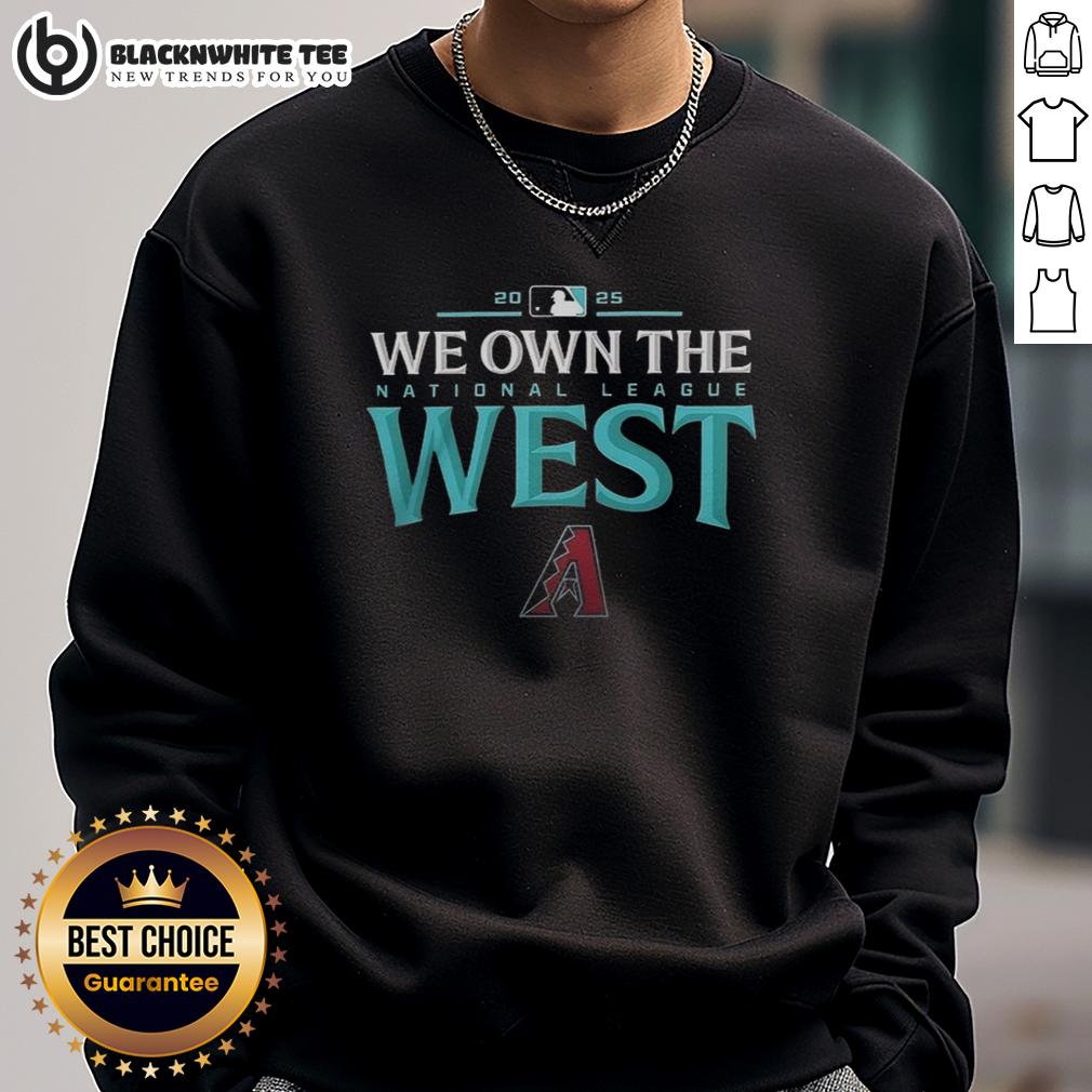 Awesome Arizona Diamondbacks 2025 We Own The Al West Division Champions T-Shirt - Image 5