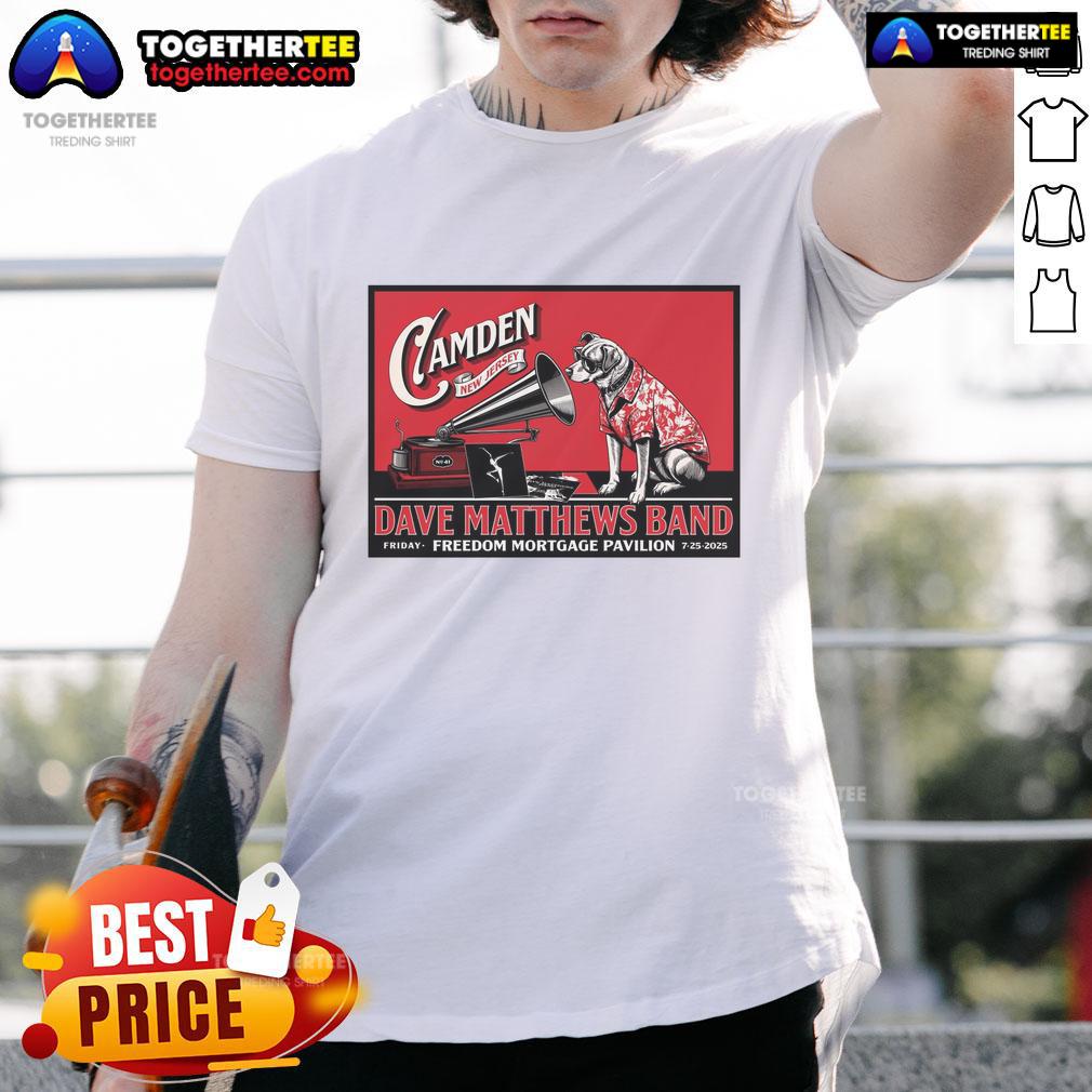 Official Dave Matthews Band Freedom Mortgage Pavilion In Camden NJ July 25 2025 Poster T-Shirt