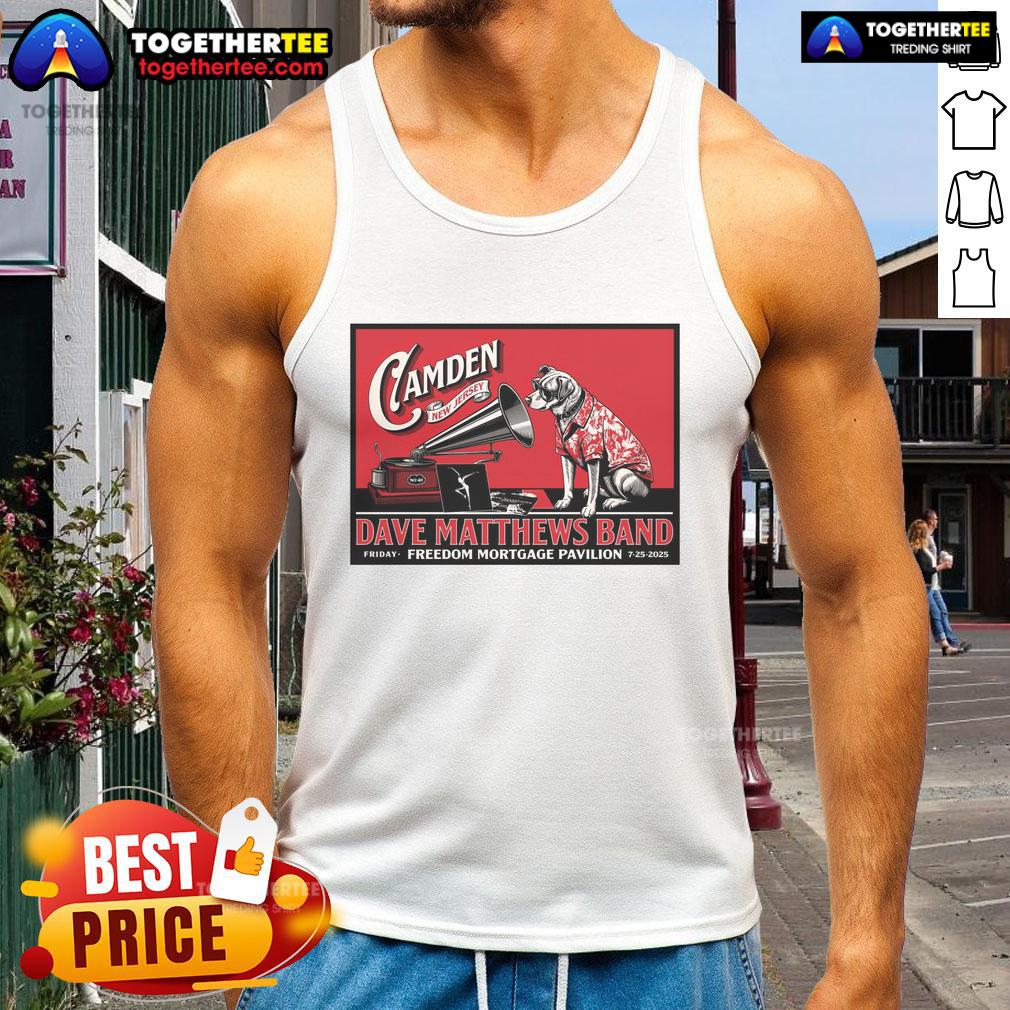 Official Dave Matthews Band Freedom Mortgage Pavilion In Camden NJ July 25 2025 Poster T-Shirt - Image 4