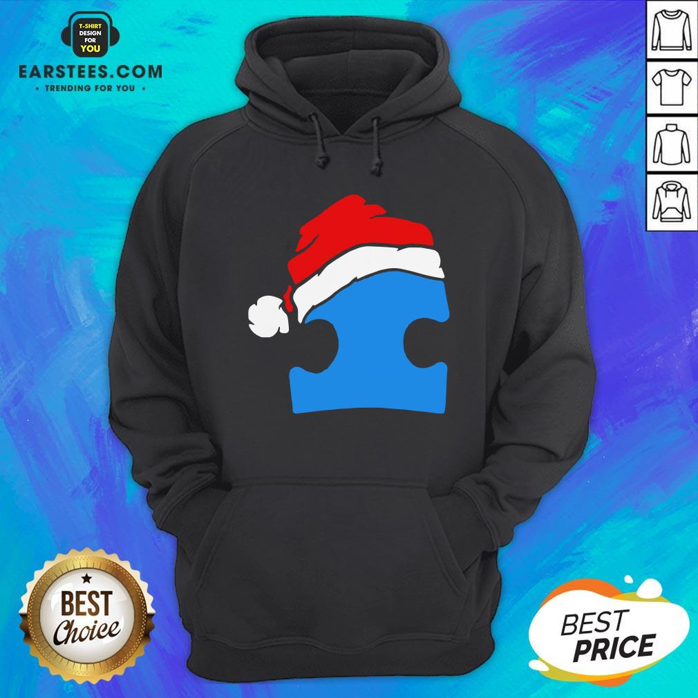 Premium Santa Autism Christmas Shirt - Image 2