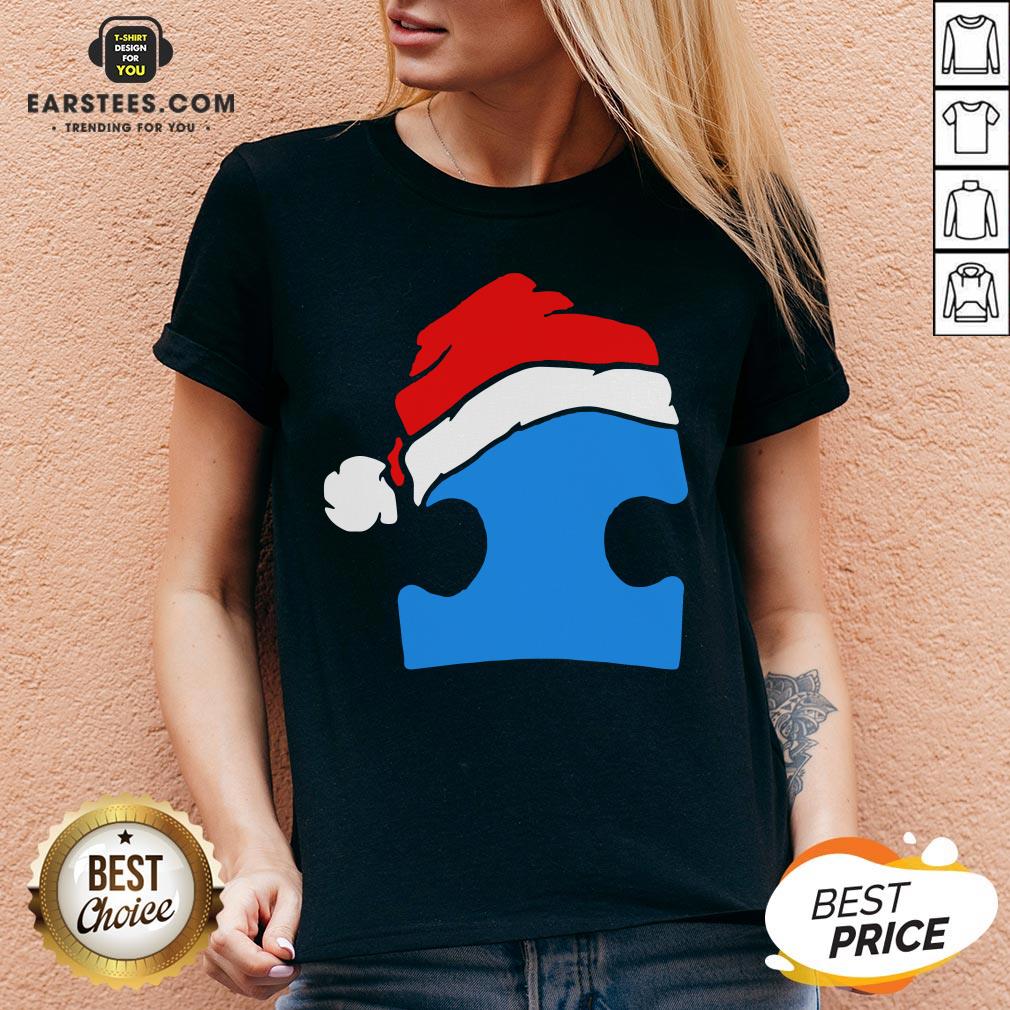 Premium Santa Autism Christmas Shirt - Image 3