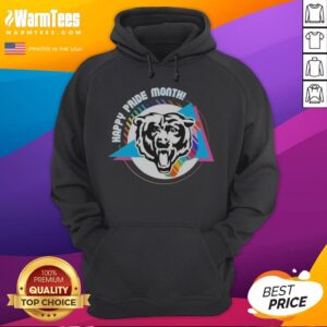 Alternative view of Top Chicago Bears Happy Pride Month Logo Shirt