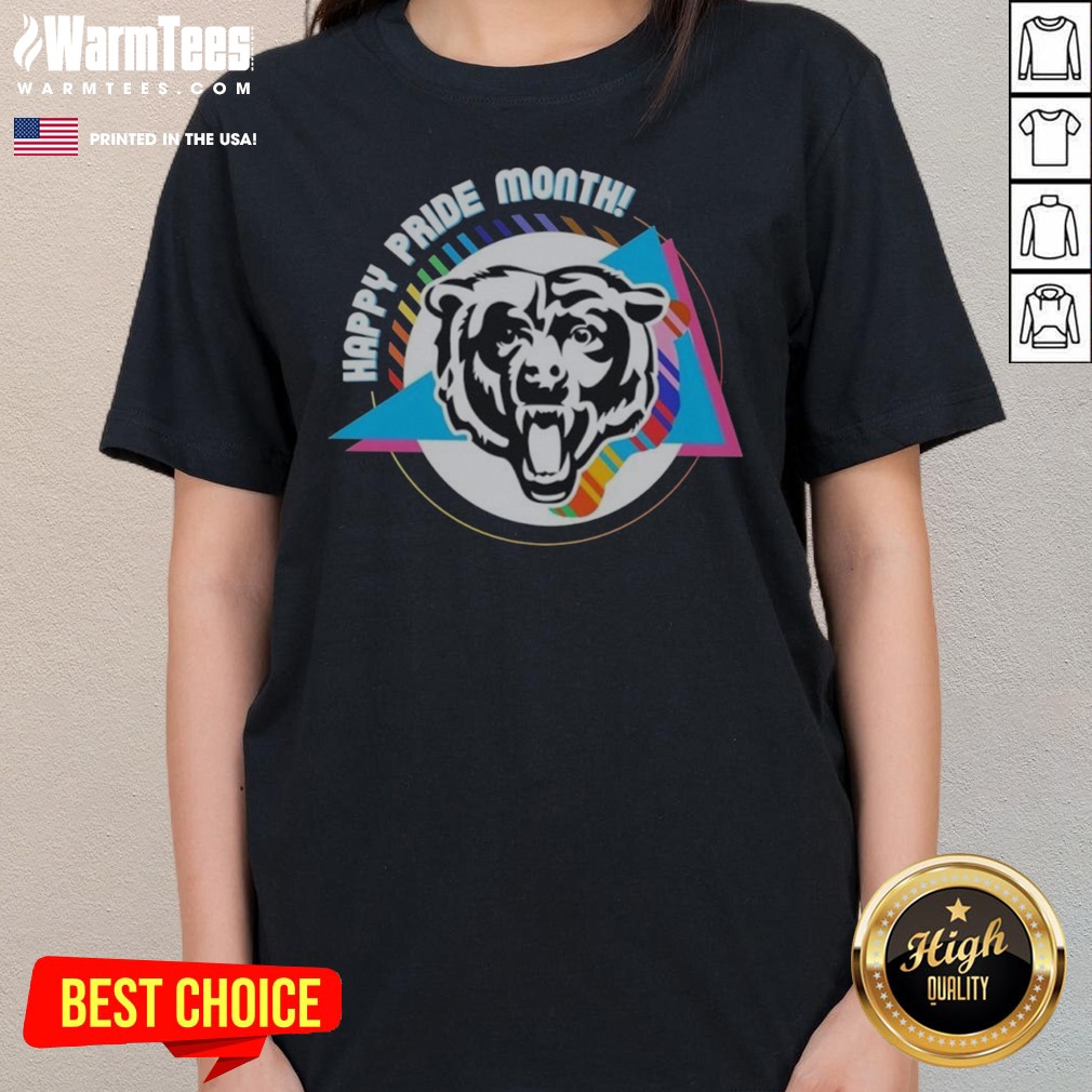 Top Chicago Bears Happy Pride Month Logo Shirt - Image 3