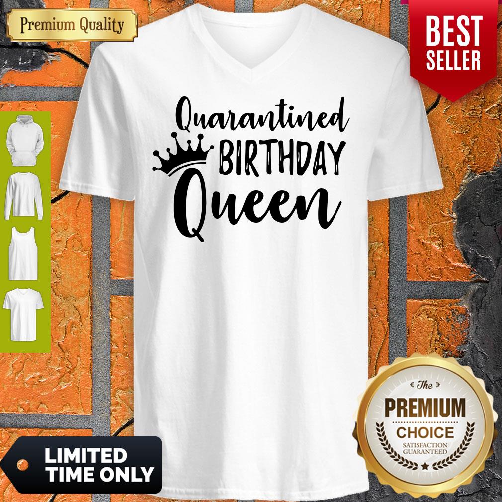 Official Quarantined Birthday Queen Shirt - Image 3