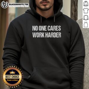 Alternative view of Good Bryson DeChambeau No One Cares Work Harder Retro T-Shirt