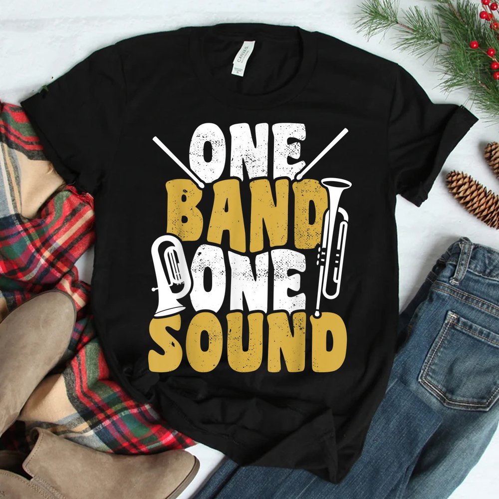 One Band One Sound Marching Band Senior Drumline Shirt